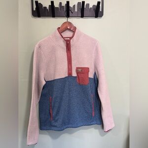 L.L. Bean Tumbled Sherpa Hybrid Fleece